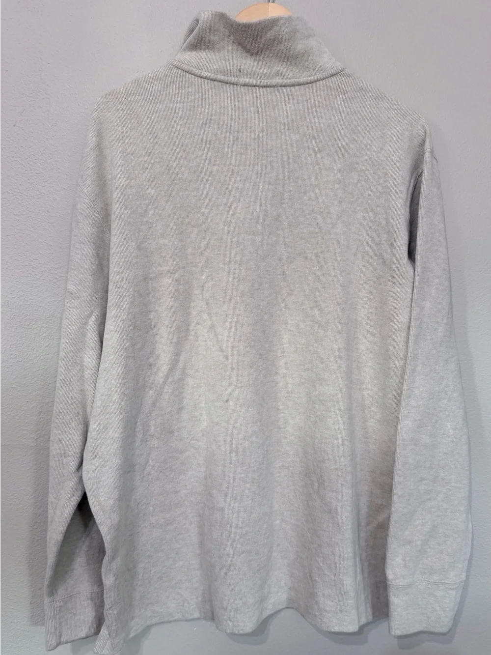 Polo by Ralph Lauren Men's Cream Half-Zip Pull-Over Sweater